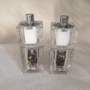 2 Trudeau Maison Salt & Pepper Grinder - Acrylic & Stainless Steel